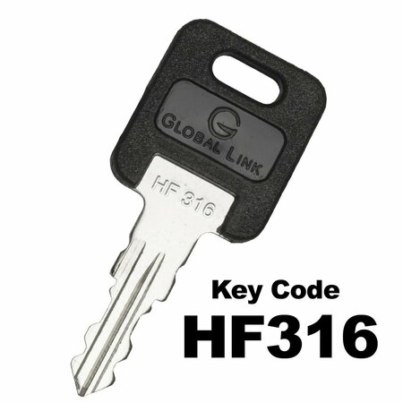 FIC/WESCO RV KEY, FIC 316, Precut, Replaces EF, HF, & CF KEY-HF-316